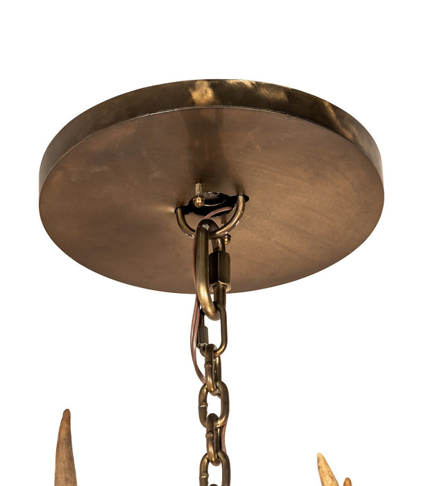 Meyda Tiffany 212271 12 Light Chandelier, Antique Copper