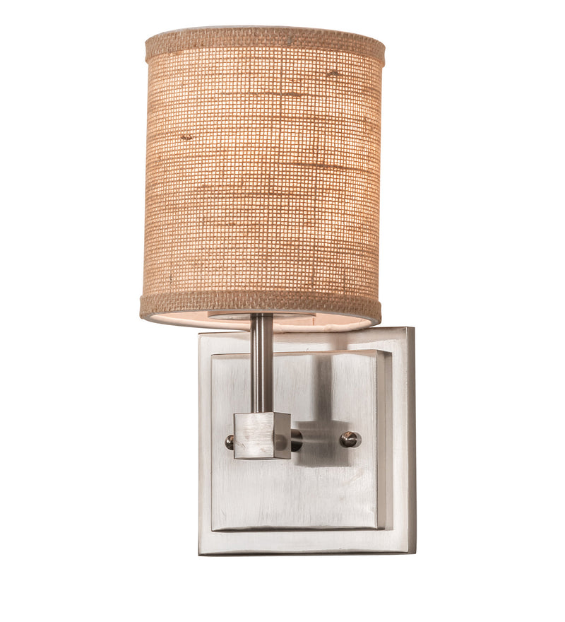 Meyda Tiffany 214007 One Light Wall Sconce, Brushed Nickel