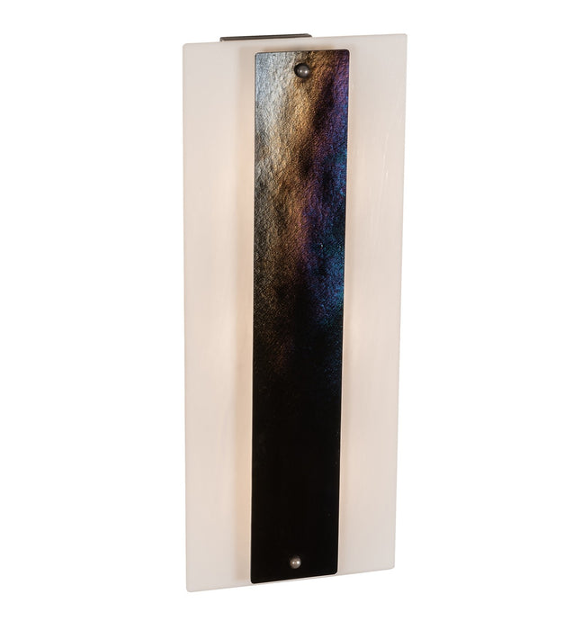 Meyda Tiffany 215658 Three Light Wall Sconce, Nickel