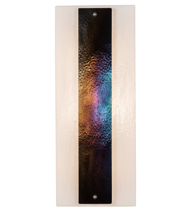 Meyda Tiffany 215658 Three Light Wall Sconce, Nickel