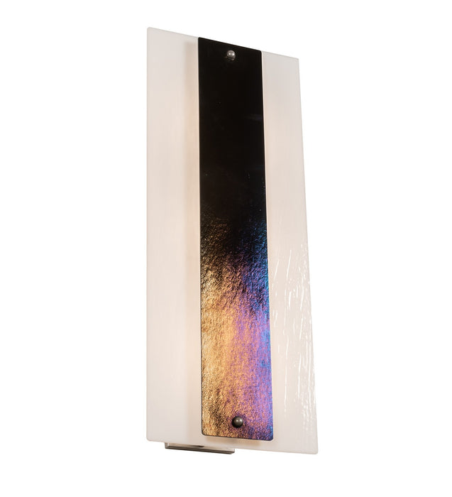 Meyda Tiffany 215658 Three Light Wall Sconce, Nickel
