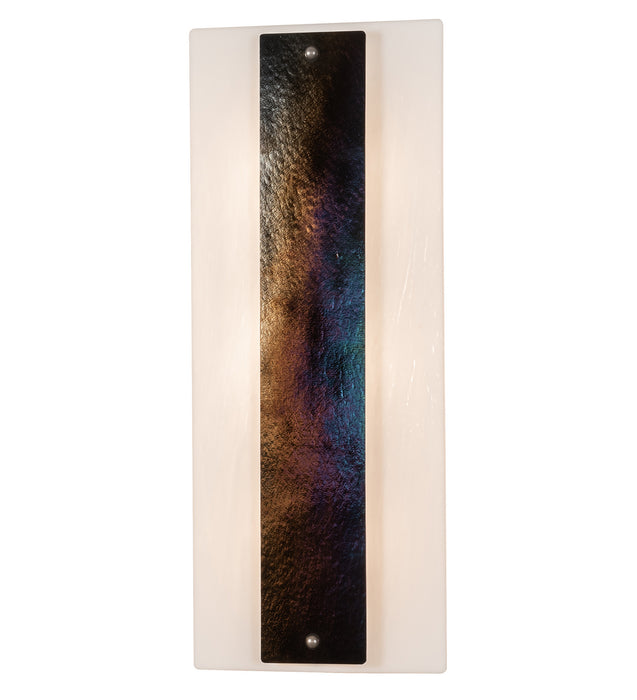 Meyda Tiffany 215658 Three Light Wall Sconce, Nickel