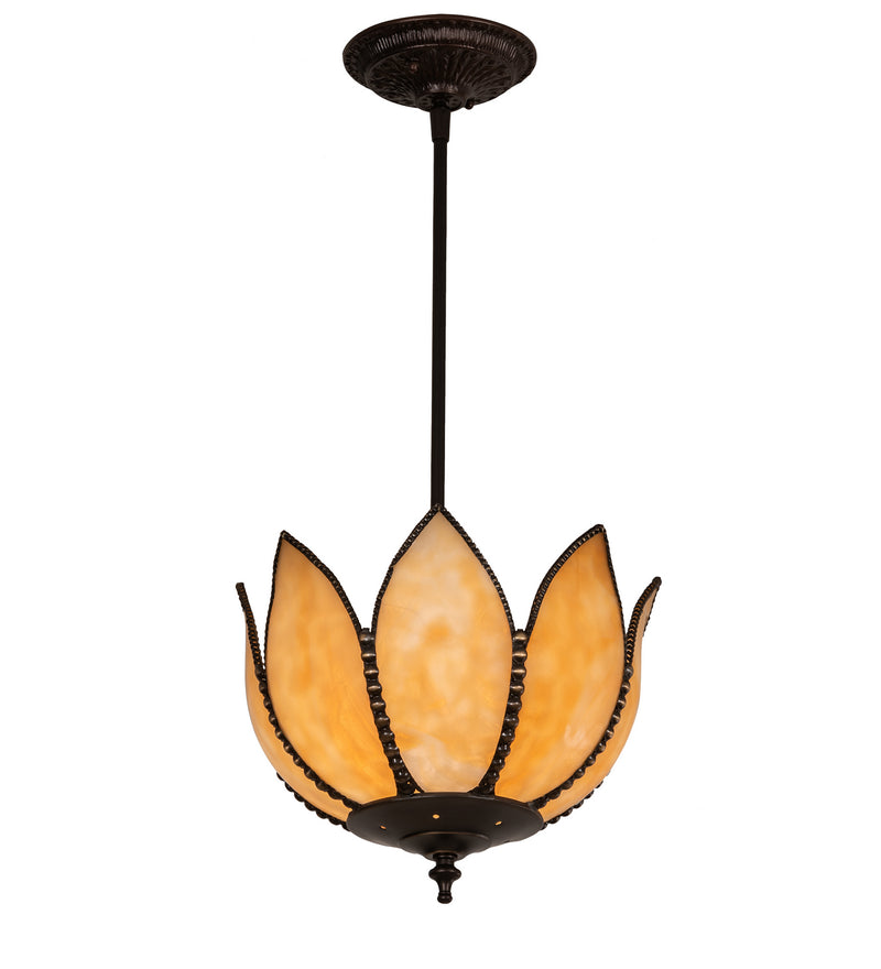 Meyda Tiffany 217492 One Light Pendant, Mahogany Bronze