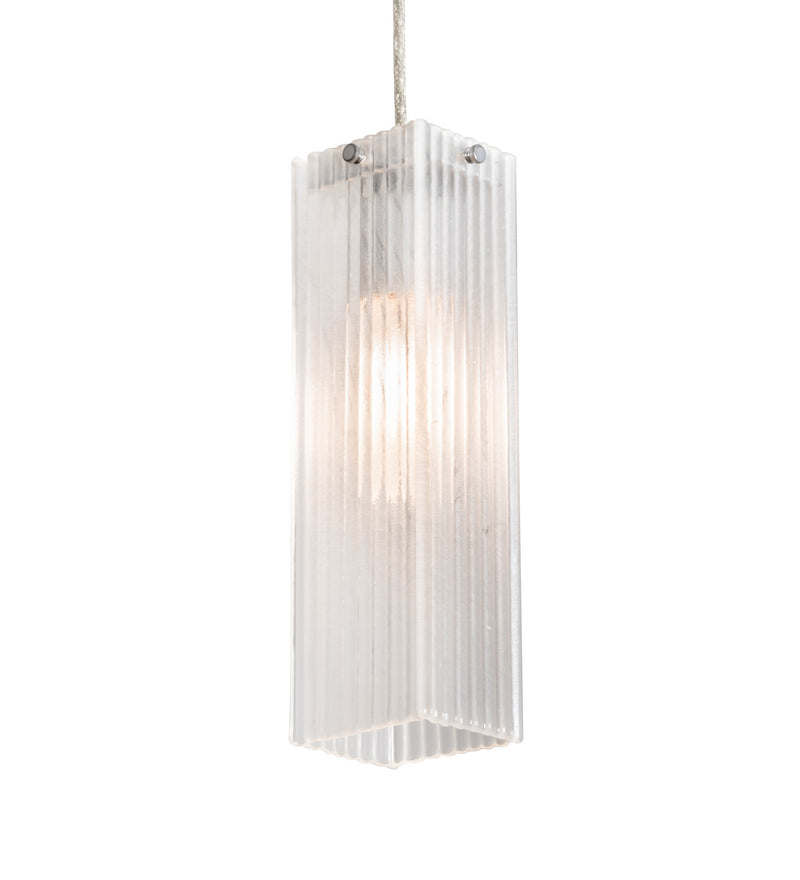 Meyda Tiffany 218018 One Light Mini Pendant, Extreme Chrome