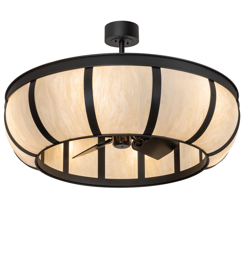 Meyda Tiffany 218808 Six Light Chandel-Air, Old Wrought Iron