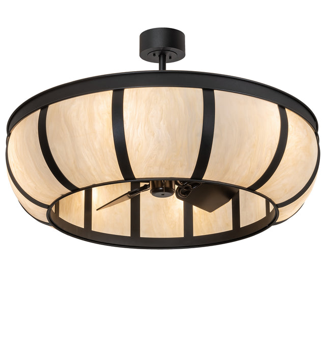 Meyda Tiffany 218808 Six Light Chandel-Air, Old Wrought Iron