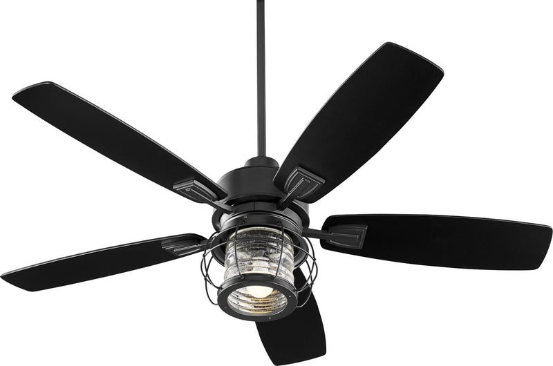 Quorum 3525-69 52" Ceiling Fan, Textured Black