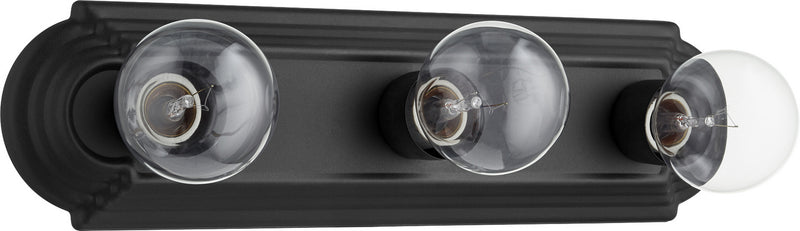 Quorum 5049-3-69 Three Light Vanity, Textured Black