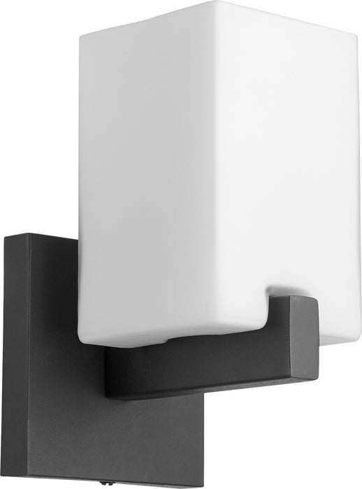 Quorum 5476-1-69 One Light Wall Mount, Textured Black