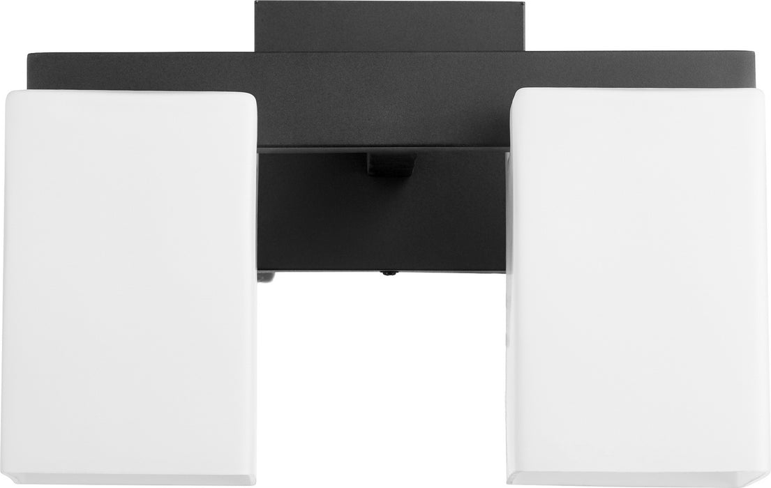 Quorum 5476-2-69 Two Light Wall Mount, Textured Black