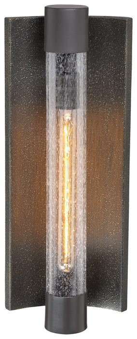 Minka-Lavery 72663-516 Outdoor Wall Mount, Textured Bronze W/Silver Highl