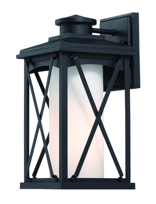 Minka-Lavery 72681-66 One Light Outdoor Wall Mount, Coal
