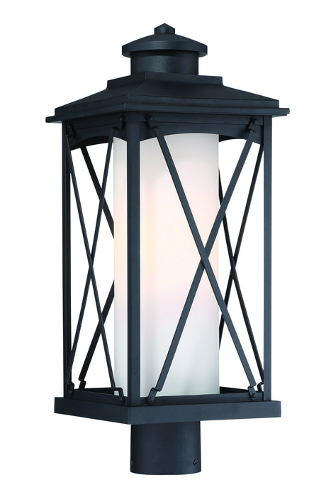 Minka-Lavery 72686-66 One Light Outdoor Post Mount, Coal