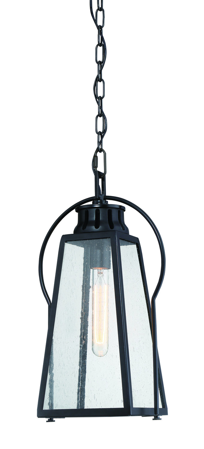 Minka-Lavery 72704-66A One Light Outdoor Chain Hung Lantern, Coal