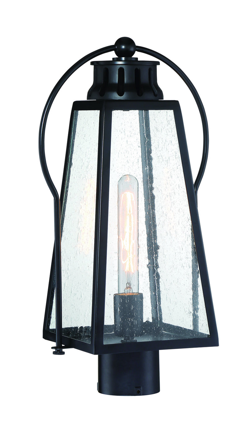 Minka-Lavery 72706-66A One Light Outdoor Post Mount, Coal