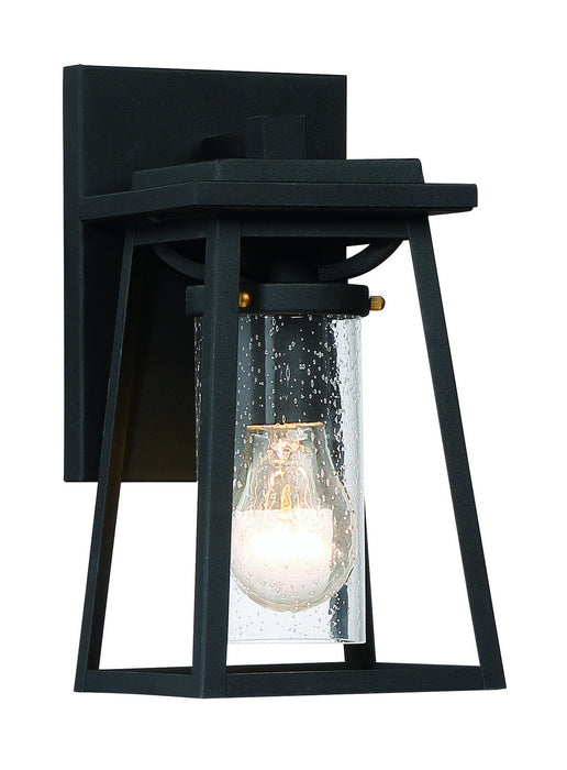 Minka-Lavery 72711-66G One Light Outdoor Lantern, Coal W/Gold