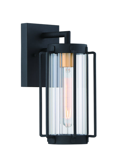 Minka-Lavery 72731-66G One Light Outdoor Wall Mount, Coal W/Gold