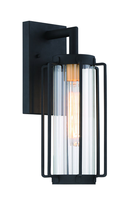 Minka-Lavery 72732-66G One Light Outdoor Wall Mount, Coal W/Gold