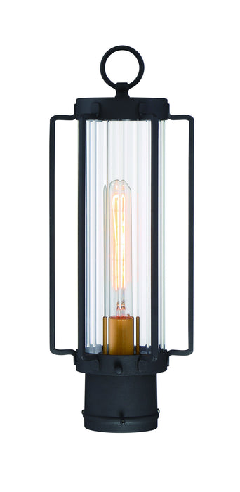 Minka-Lavery 72736-66G One Light Outdoor Post Mount, Coal W/Gold