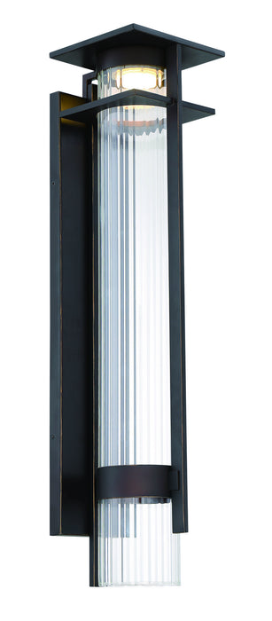 Minka-Lavery 72743-143C-L LED Outdooe Wall Mount, Oil Rubbed Bronze W/ Gold High