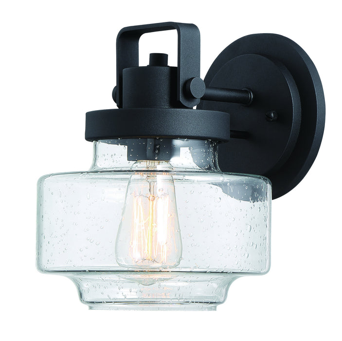 Minka-Lavery 72772-66 One Light Outddor Wall Mount, Coal