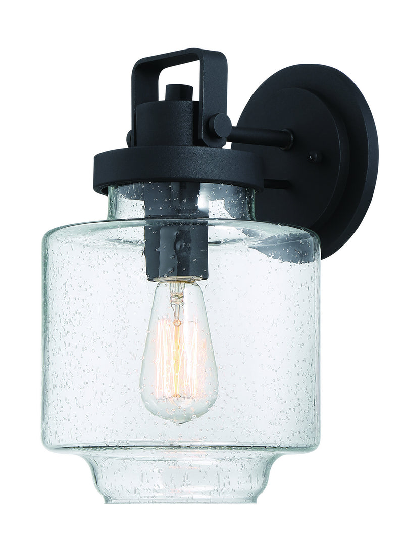 Minka-Lavery 72773-66 One Light Outdoor Wall Mount, Coal