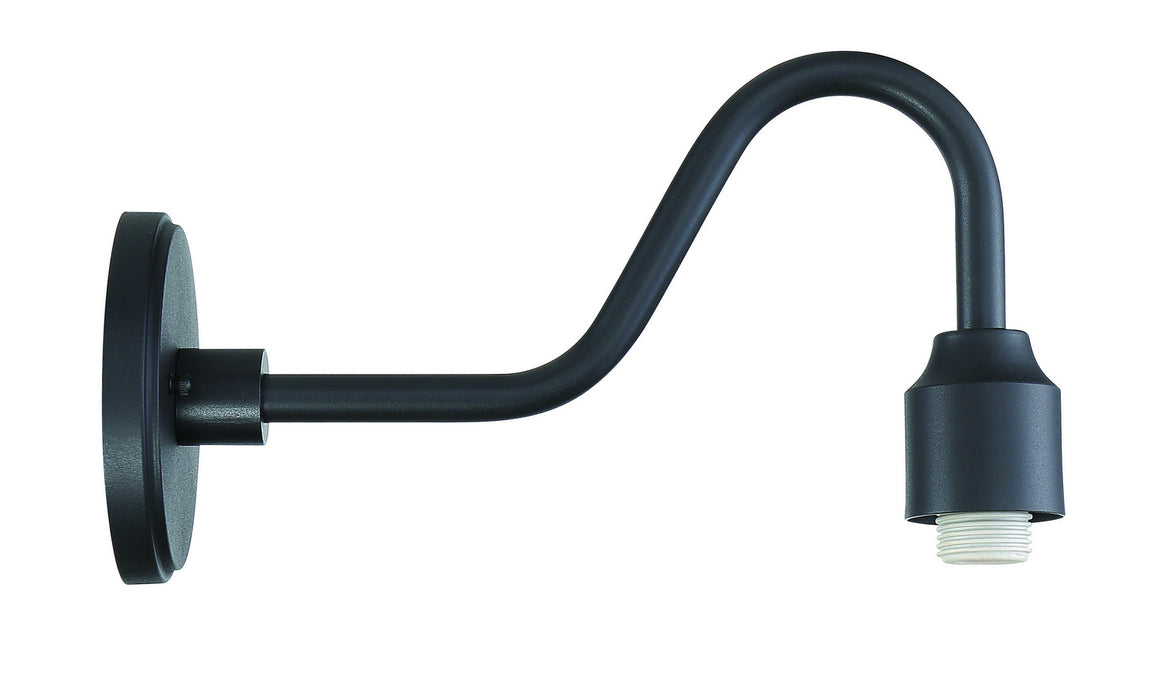 Minka-Lavery 7971-12A-66 One Light Outdoor Wall Mount, Coal