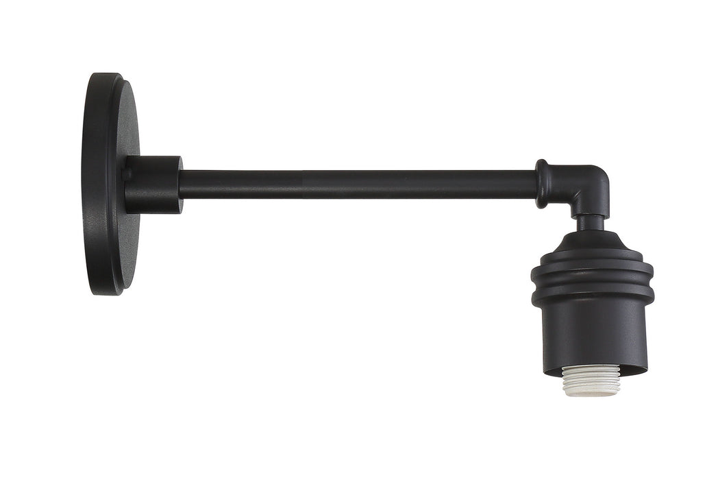 Minka-Lavery 7972-15C-66 One Light Outdoor Wall Mount, Coal
