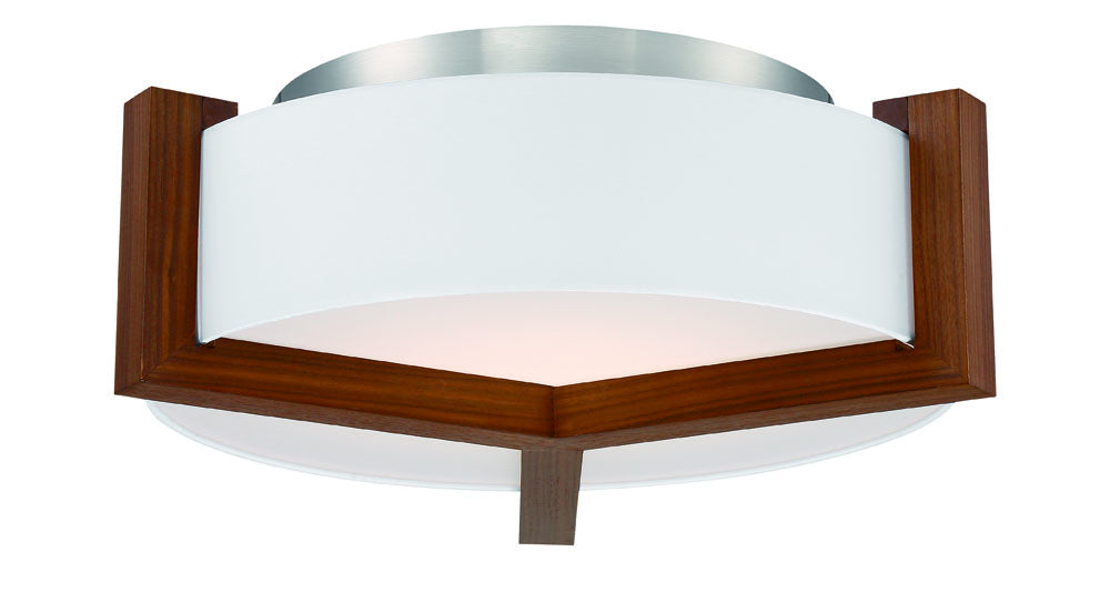 Modern Forms FM-83922-DW LED Flush Mount, Dark Walnut