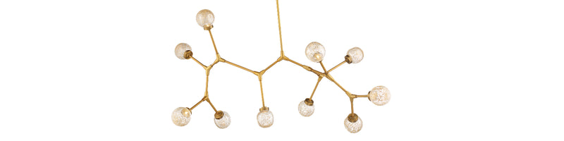 Modern Forms PD-53751-AB LED Linear Pendant, Aged Brass