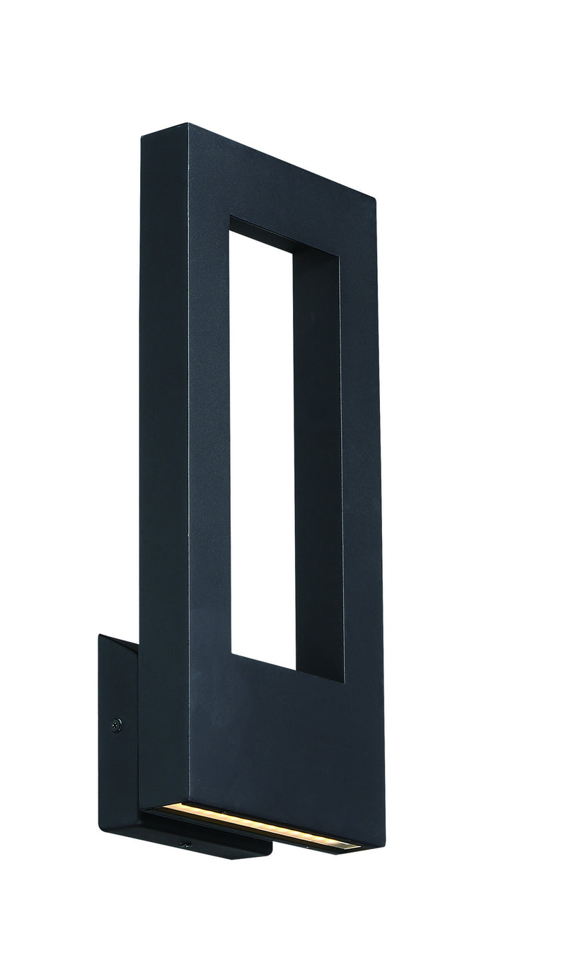 Modern Forms WS-W5521-BK LED Outdoor Wall Sconce, Black