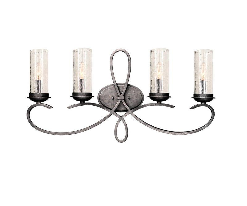 Kalco 2664PS/1100 Four Light Bath, Pearl Silver