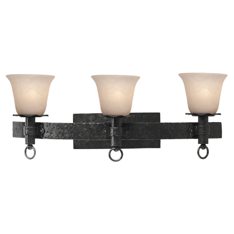 Kalco 4203B/1219 Three Light Bath, Black