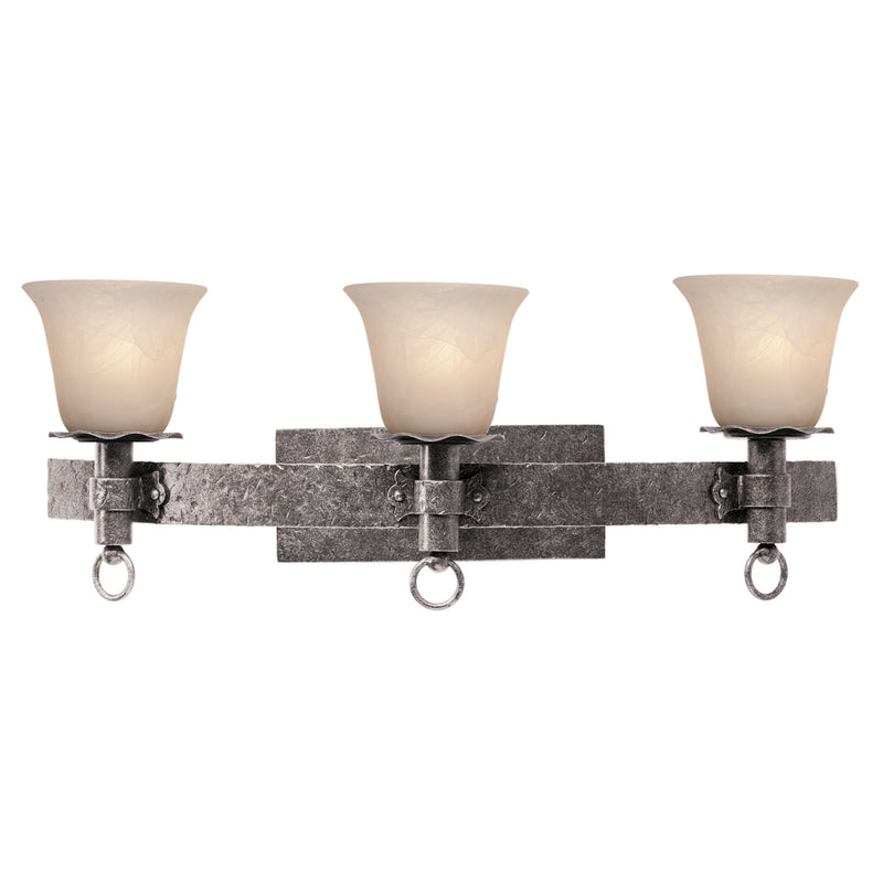 Kalco 4203CI/1219 Three Light Bath, Country Iron