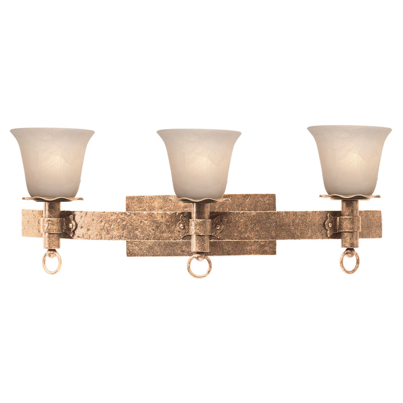 Kalco 4203MG/1219 Three Light Bath, Modern Gold