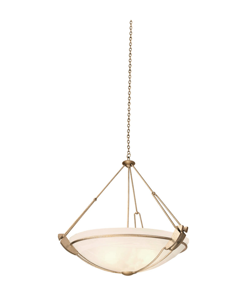 Kalco 4845MG/ALAB Three Light Pendant, Modern Gold