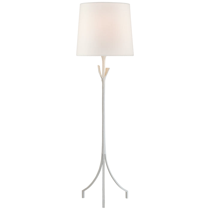 Visual Comfort Signature ARN 1080PW-L One Light Floor Lamp, Plaster White