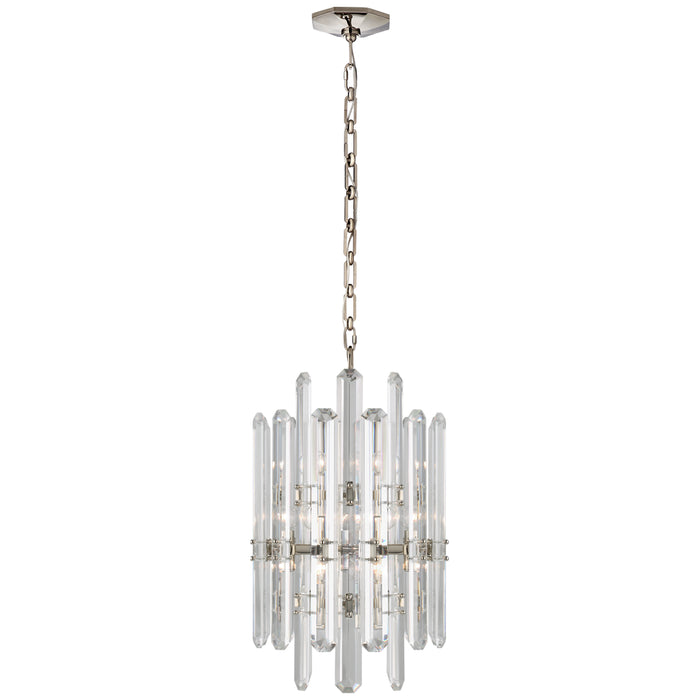 Visual Comfort Signature ARN 5128PN 12 Light Chandelier, Polished Nickel
