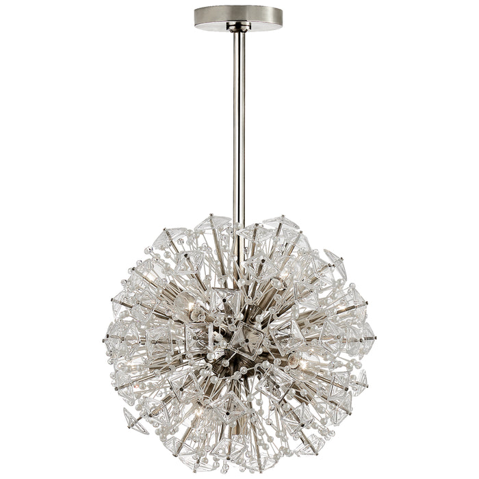 Visual Comfort Signature KS 5004PN-CG 13 Light Chandelier, Polished Nickel
