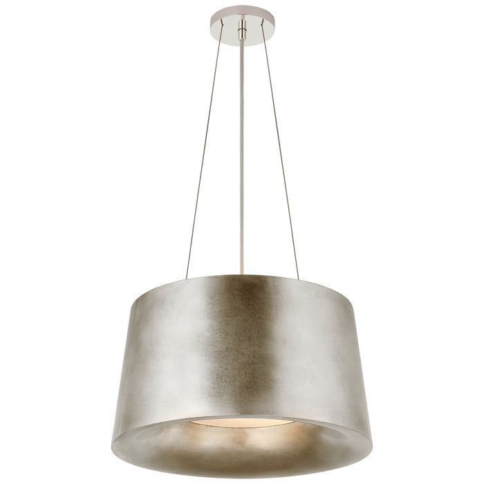 Visual Comfort Signature BBL 5089BSL Two Light Pendant, Burnished Silver Leaf
