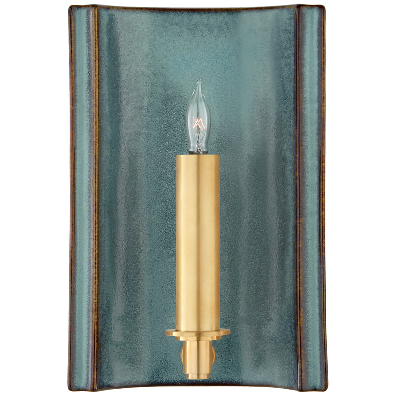 Visual Comfort Signature CS 2609OSB One Light Wall Sconce, Oslo Blue