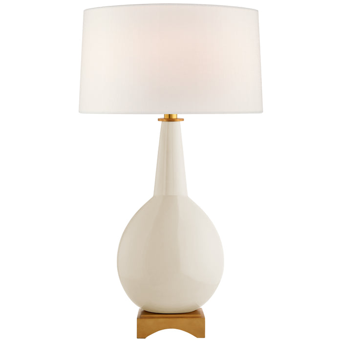 Visual Comfort Signature JN 3605IVO-L One Light Table Lamp, Ivory