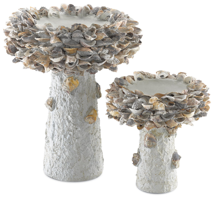 Currey and Company 1200-0052 Bird Bath, Portland / Natural