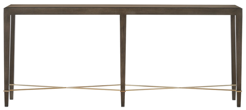 Currey and Company 3000-0116 Console Table, Chanterelle/Champagne