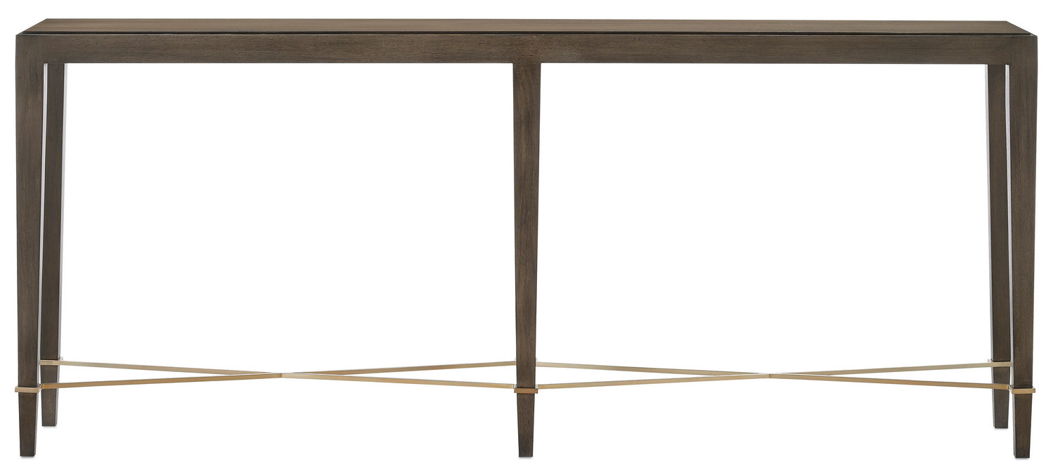 Currey and Company 3000-0116 Console Table, Chanterelle/Champagne