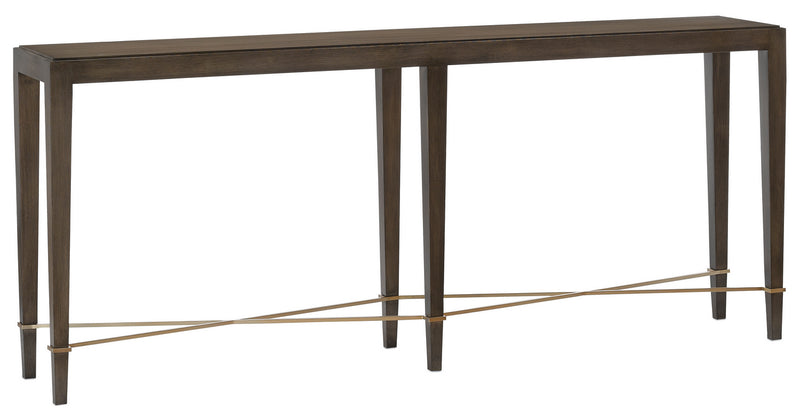 Currey and Company 3000-0116 Console Table, Chanterelle/Champagne