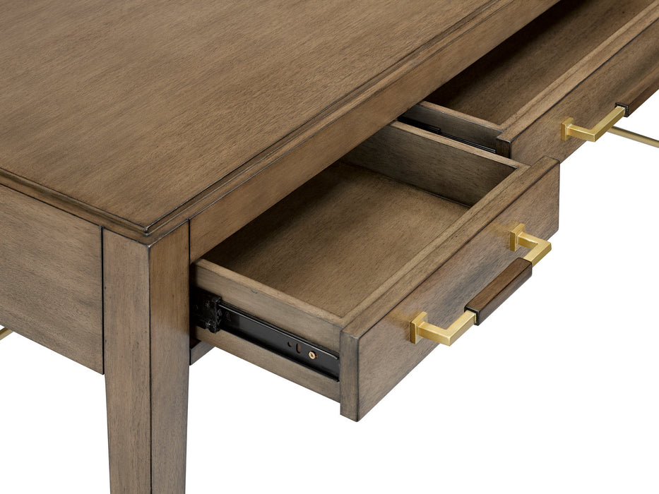 Currey and Company 3000-0131 Desk, Chanterelle/Coffee/Champagne