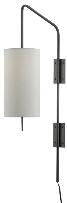 Currey and Company 5000-0123 One Light Wall Sconce, Oil Rubbed Bronze