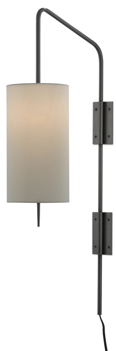 Currey and Company 5000-0123 One Light Wall Sconce, Oil Rubbed Bronze