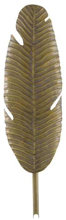 Currey and Company 5000-0127 One Light Wall Sconce, Vintage Brass
